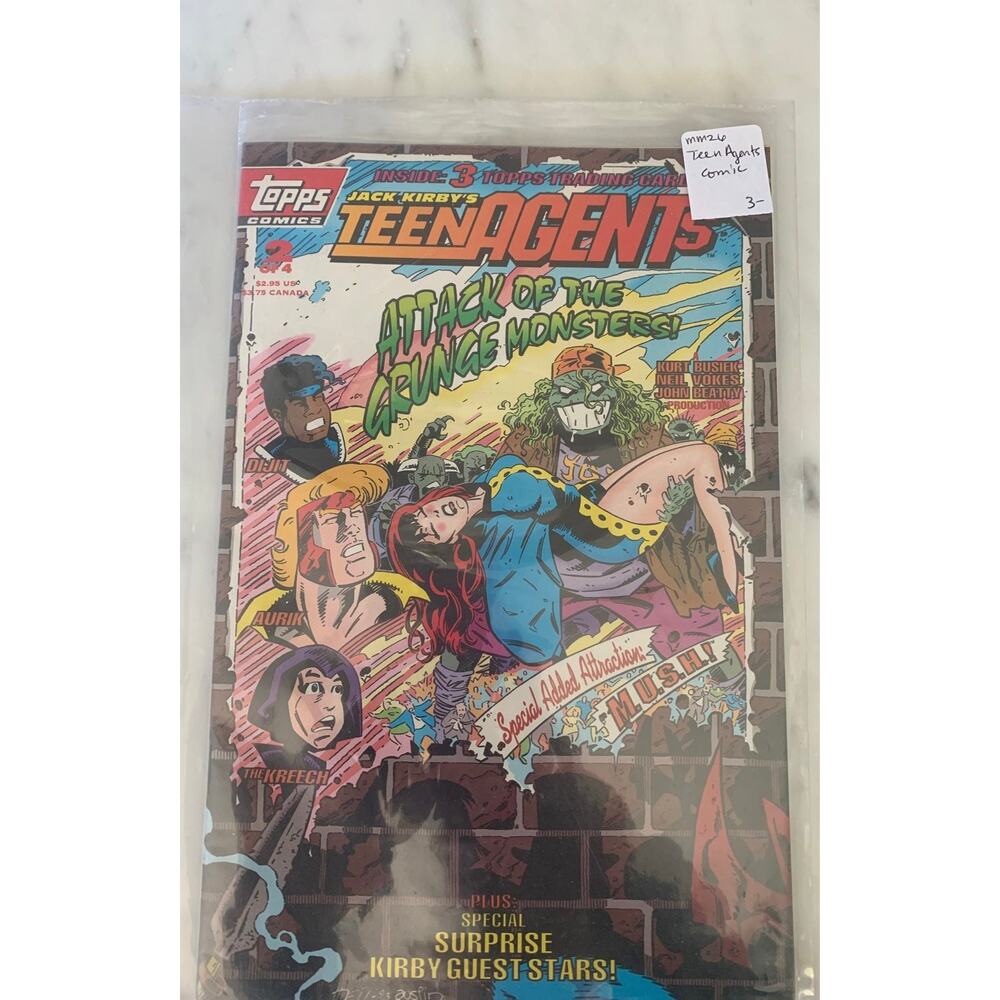 Vintage "Teen Agents" Comic 2 of 4 + Cards
